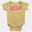 Gyanavel Short Sleeve Baby Onesie in Butter Color
